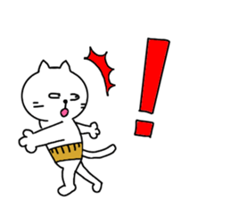 CAT of stomach band sticker #8288685