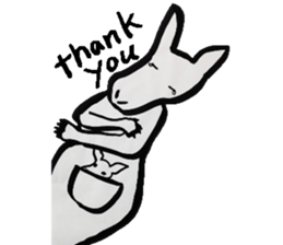 What, anyway, bird and animal sticker sticker #8288758