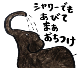 What, anyway, bird and animal sticker sticker #8288770