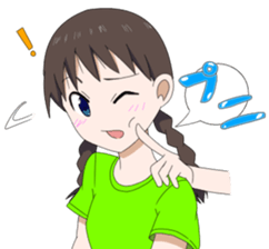 Primary school children-Sticker sticker #8289639