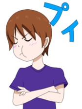 Primary school children-Sticker sticker #8289665