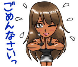 Body fitness Ayumi Sasaki sticker sticker #8289817