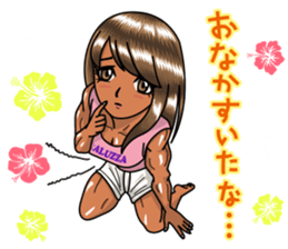 Body fitness Ayumi Sasaki sticker sticker #8289819