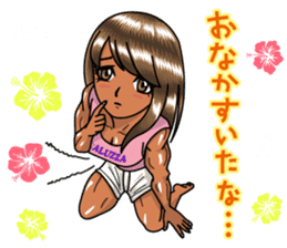 Body fitness Ayumi Sasaki sticker sticker #8289819