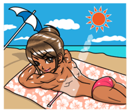 Body fitness Ayumi Sasaki sticker sticker #8289829