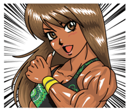 Body fitness Ayumi Sasaki sticker sticker #8289835