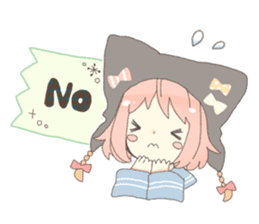 Cat ear girl Necoco part 4 sticker #8290797