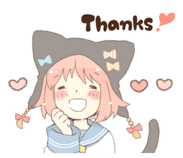 Cat ear girl Necoco part 4 sticker #8290798