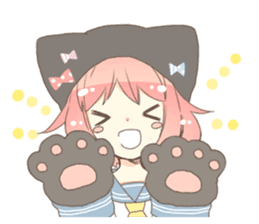 Cat ear girl Necoco part 4 sticker #8290802