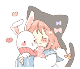 Cat ear girl Necoco part 4 sticker #8290805