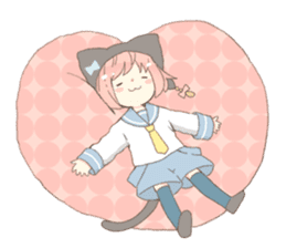 Cat ear girl Necoco part 4 sticker #8290806