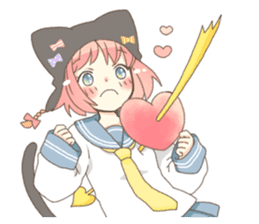 Cat ear girl Necoco part 4 sticker #8290808