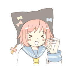 Cat ear girl Necoco part 4 sticker #8290810