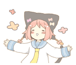 Cat ear girl Necoco part 4 sticker #8290814