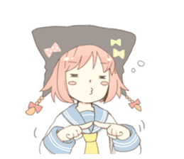 Cat ear girl Necoco part 4 sticker #8290816