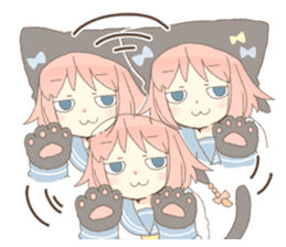 Cat ear girl Necoco part 4 sticker #8290819