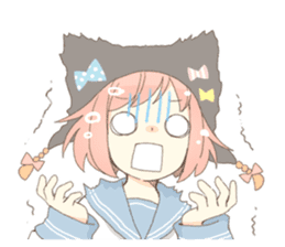 Cat ear girl Necoco part 4 sticker #8290821