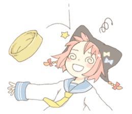 Cat ear girl Necoco part 4 sticker #8290823