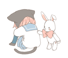 Cat ear girl Necoco part 4 sticker #8290825