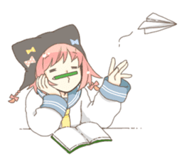 Cat ear girl Necoco part 4 sticker #8290826