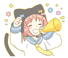 Cat ear girl Necoco part 4 sticker #8290829