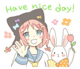 Cat ear girl Necoco part 4 sticker #8290833