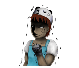 Fox girl 01 sticker #8291358