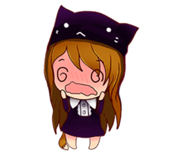 Fox girl 01 sticker #8291386