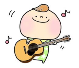 baby and rabbit sticker #8291642