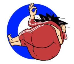 My sweetheart is strong. sticker #8291836