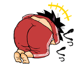 My sweetheart is strong. sticker #8291845