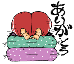 My sweetheart is strong. sticker #8291872