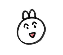 usagi desuna sticker #8292559