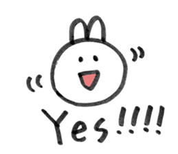 usagi desuna sticker #8292562