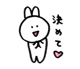 usagi desuna sticker #8292578