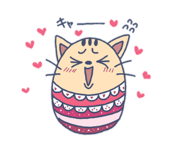 Daily life of the egg cat sticker #8292998