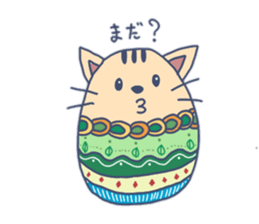 Daily life of the egg cat sticker #8293028