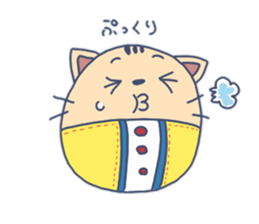 Daily life of the egg cat sticker #8293032