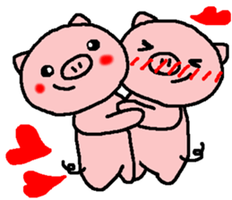 pretty pig second edition sticker #8293218