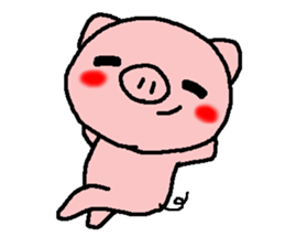 pretty pig second edition sticker #8293225