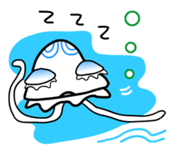 Space Jellyfish CRUNCHY, soft or hard? sticker #8293237