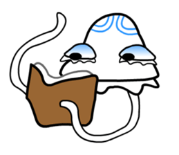 Space Jellyfish CRUNCHY, soft or hard? sticker #8293238