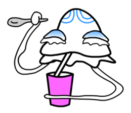 Space Jellyfish CRUNCHY, soft or hard? sticker #8293240