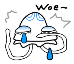 Space Jellyfish CRUNCHY, soft or hard? sticker #8293243