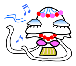 Space Jellyfish CRUNCHY, soft or hard? sticker #8293252