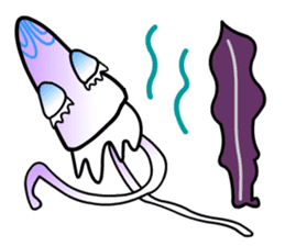 Space Jellyfish CRUNCHY, soft or hard? sticker #8293253