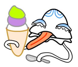 Space Jellyfish CRUNCHY, soft or hard? sticker #8293260