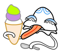 Space Jellyfish CRUNCHY, soft or hard? sticker #8293260