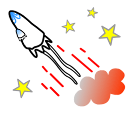 Space Jellyfish CRUNCHY, soft or hard? sticker #8293264