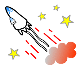 Space Jellyfish CRUNCHY, soft or hard? sticker #8293264